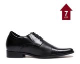 HERMES Black | High Heel Shoes for Men | 7CM Taller