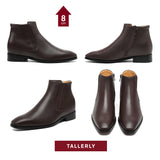 Chelsea Dark Brown - Zipper 8CM
