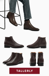 Chelsea Dark Brown - Zipper 8CM