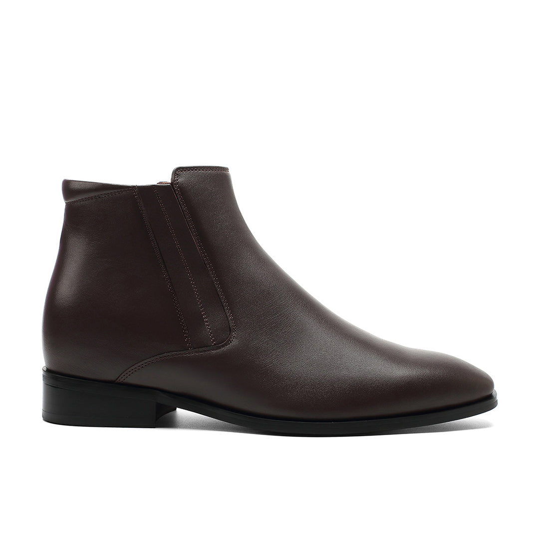 Chelsea Dark Brown - Zipper 8CM