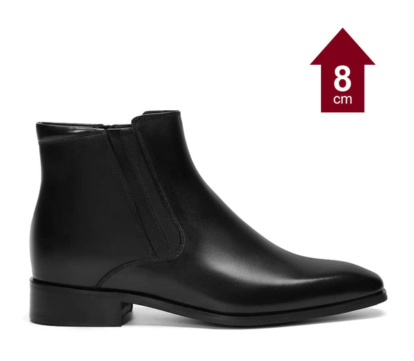 Chelsea Black - ZIPPER +8CM