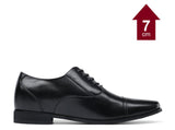 EROS Black | 7cm Taller Elevator Shoes