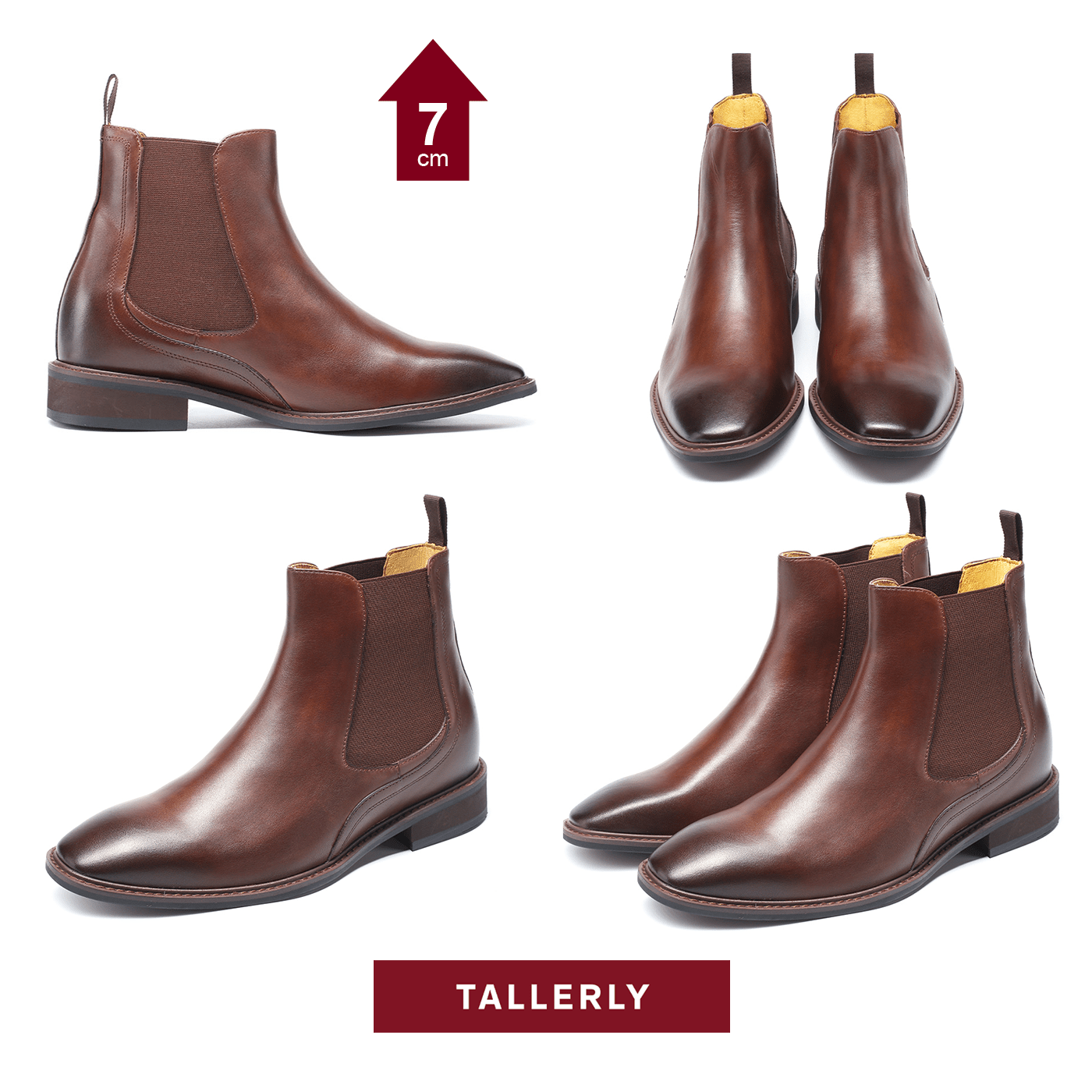 Thor 7cm Lift Chelsea Elevator Boots