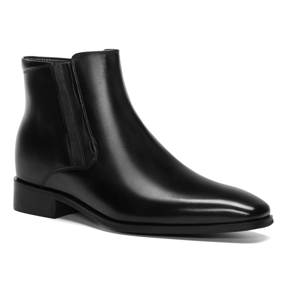 Chelsea Black - ZIPPER +8CM