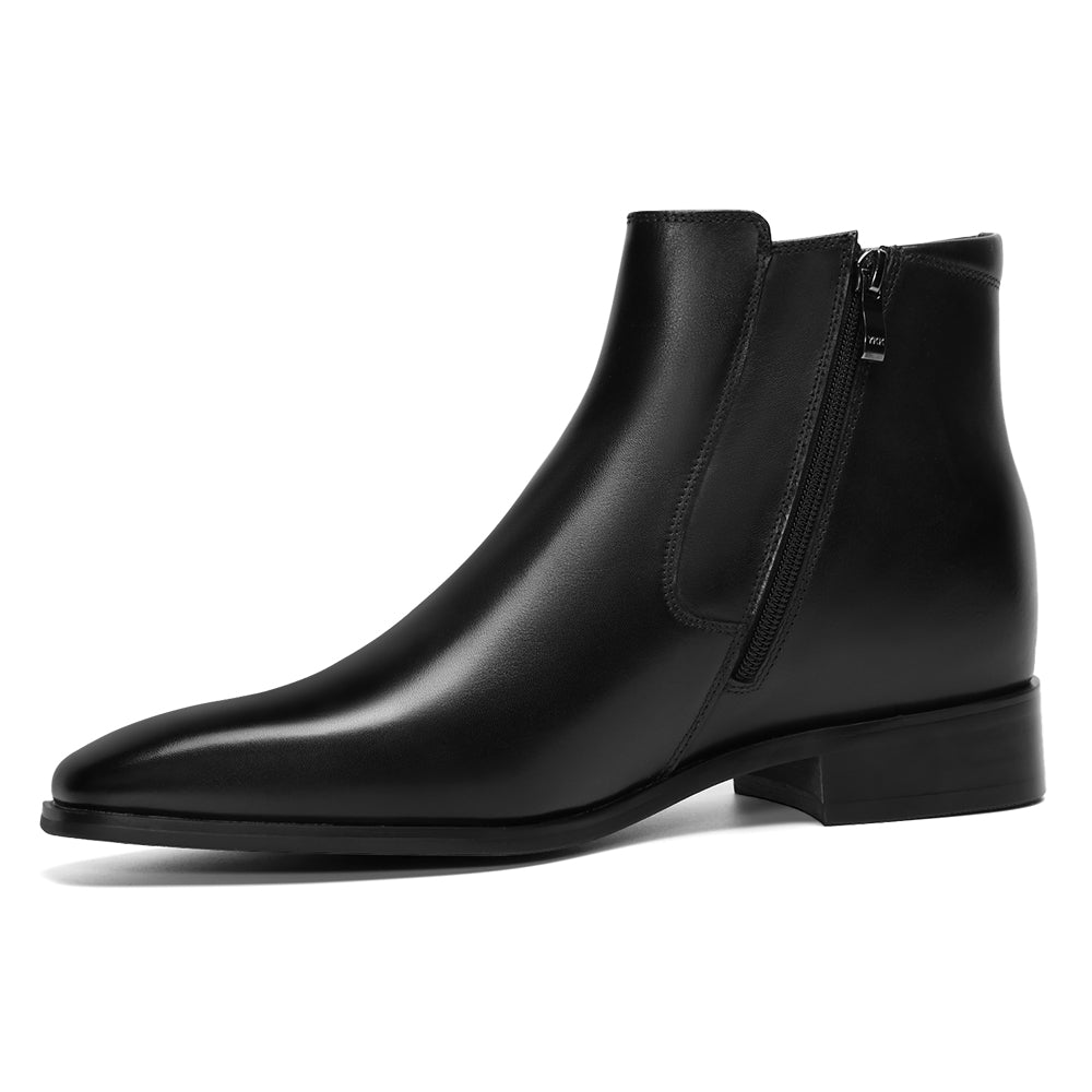 Chelsea Black - ZIPPER +8CM