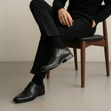 HERMES Black | High Heel Shoes for Men | 7CM Taller