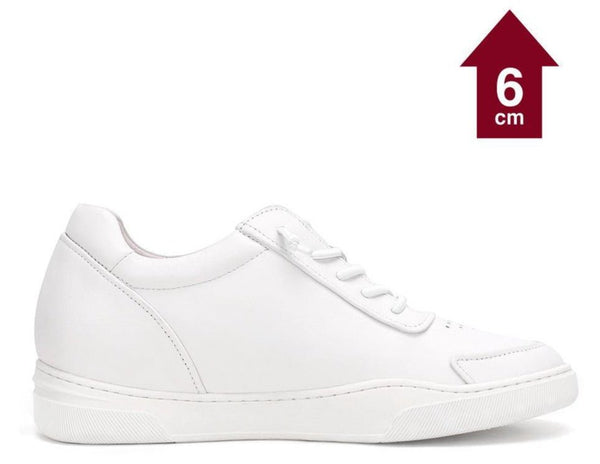 WALLABY - CLASSIC WHITE -  HEIGHT INCREASING SNEAKERS - TALLERLY